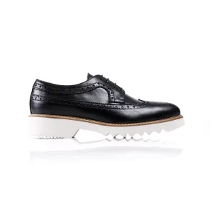 2017 Women's Black Brogue Wingtip