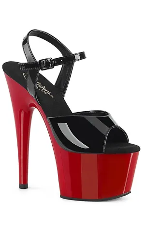 ADORE-709 Black & Red Patent Heels