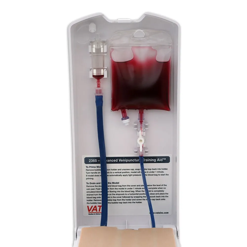 Advanced 4-Vein IV Training Aid, Dermalike II Latex Free, Dark Skin