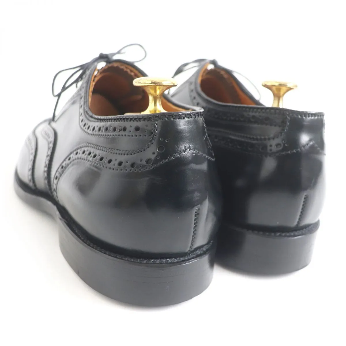 Alden Cordovan Brogue Leather Shoes Black 8.5