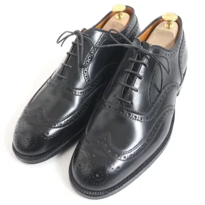 Alden Cordovan Brogue Leather Shoes Black 8.5