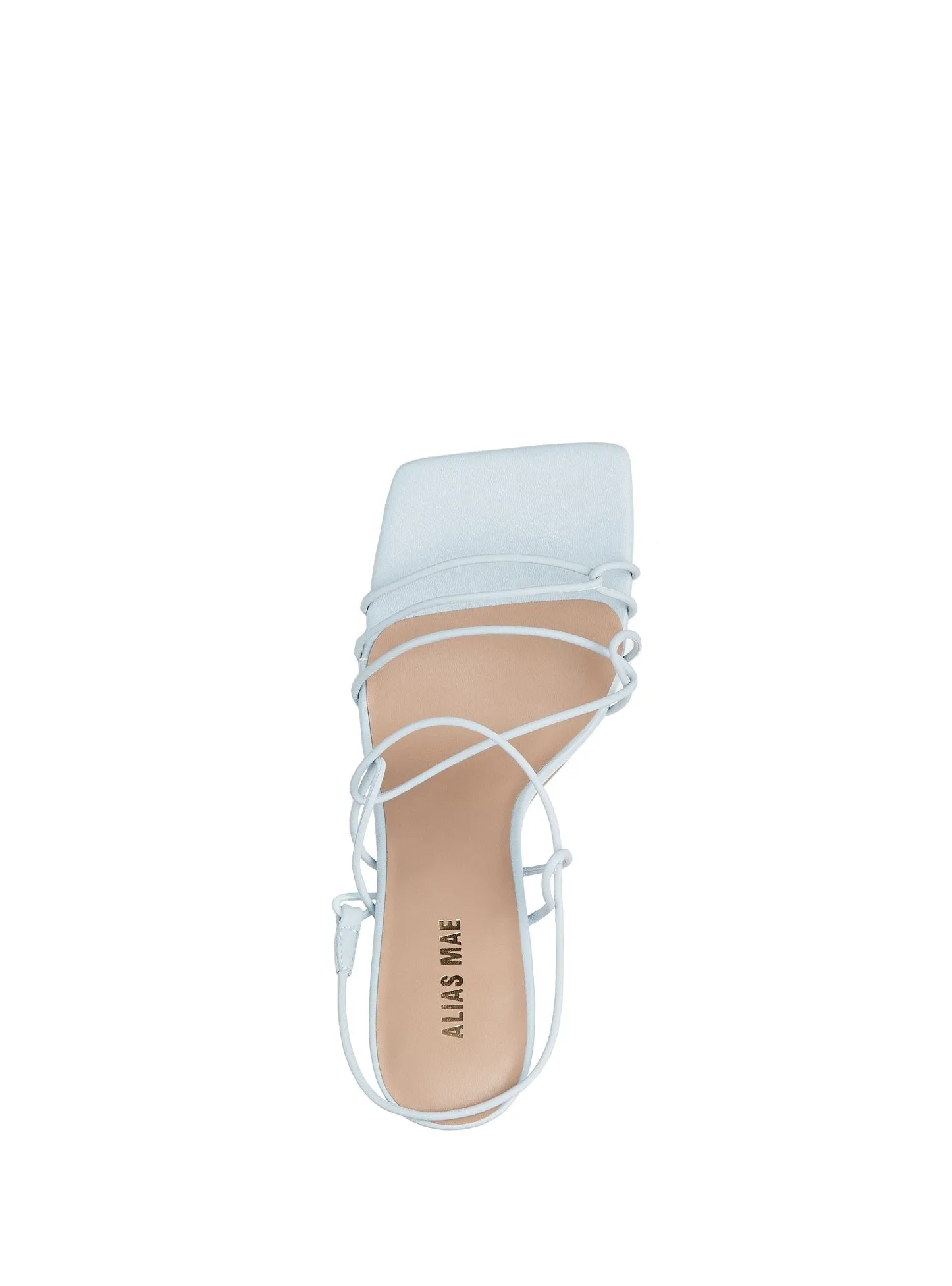 Alias Mae WOMENS LEYLA LEATHER HEELS - PALE BLUE