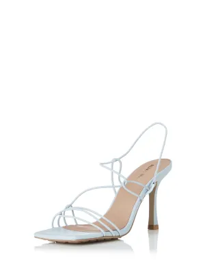 Alias Mae WOMENS LEYLA LEATHER HEELS - PALE BLUE