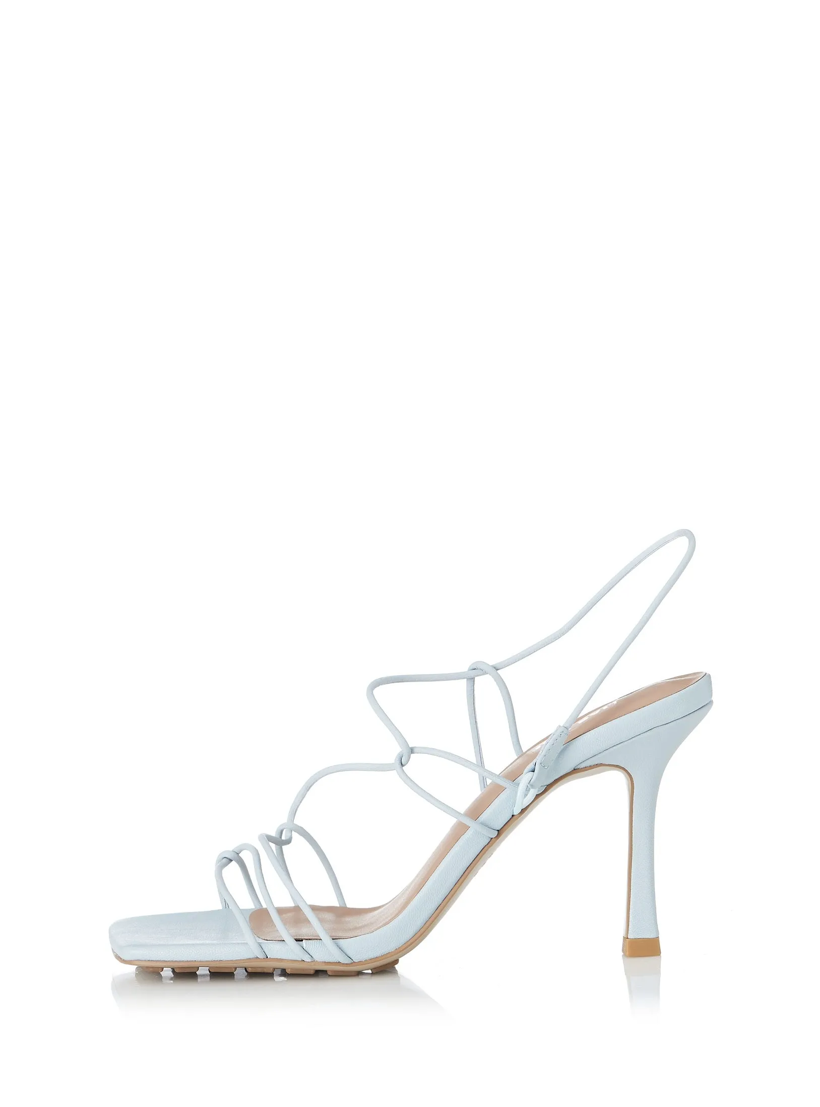 Alias Mae WOMENS LEYLA LEATHER HEELS - PALE BLUE