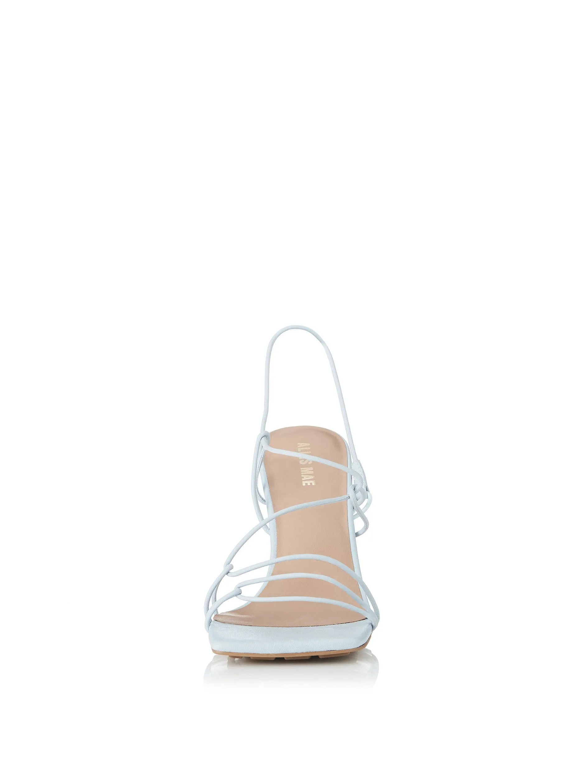 Alias Mae WOMENS LEYLA LEATHER HEELS - PALE BLUE