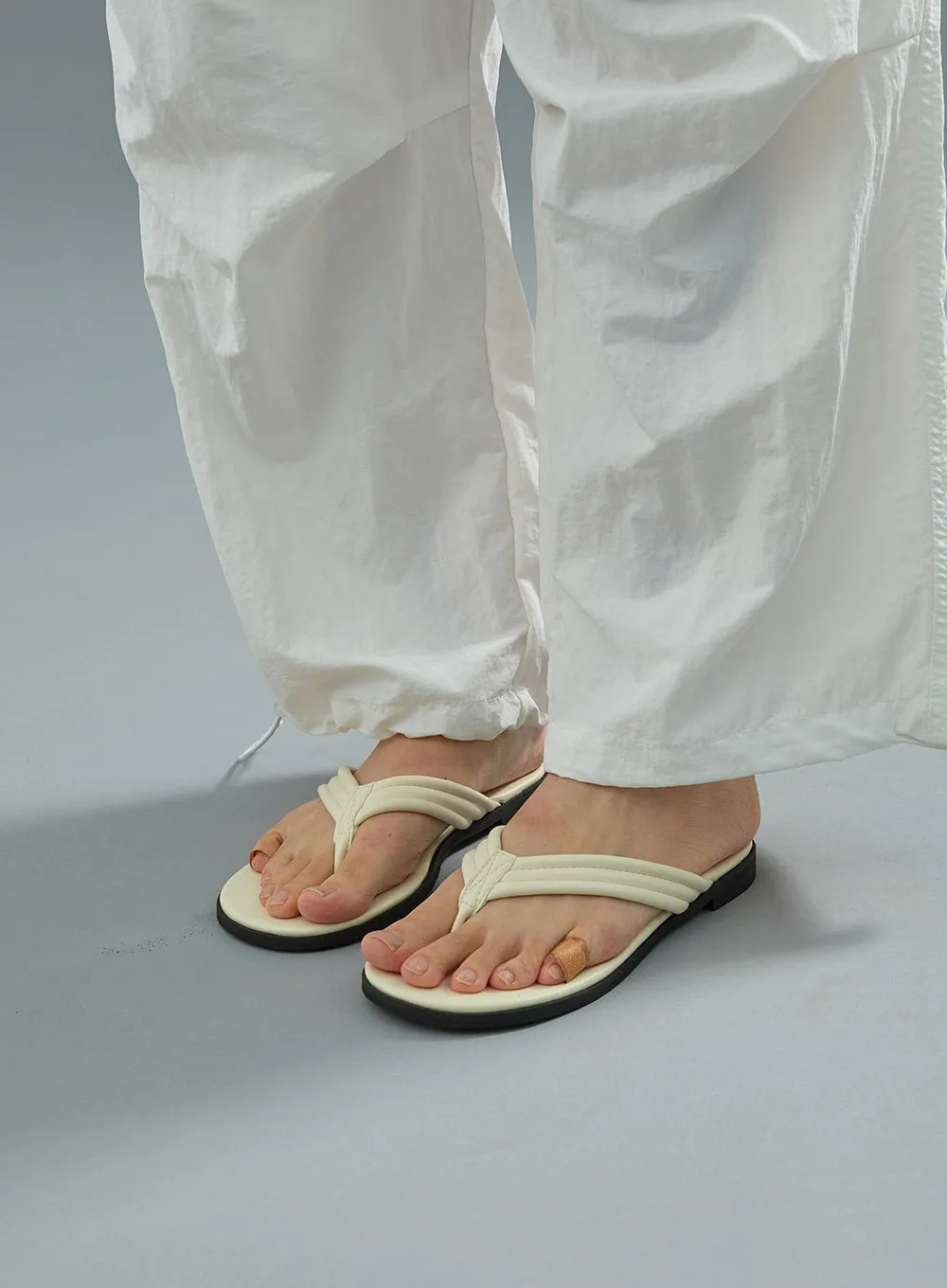 Beige Flip Flops CU21