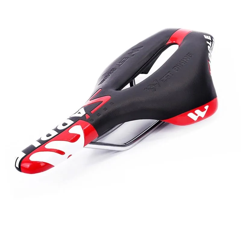 Bicycle Saddle Skidproof Bike Saddle Seat Cushion MTB Hollow  Road Mountain Red Cycling Bicycle Bike Saddle