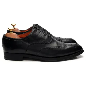 Black Leather Oxford Brogue UK 9 F