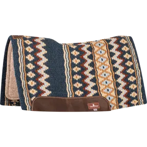 Classic Equine 3/4" ESP Contour Saddle Pad 34"x38"- Navy/Ice