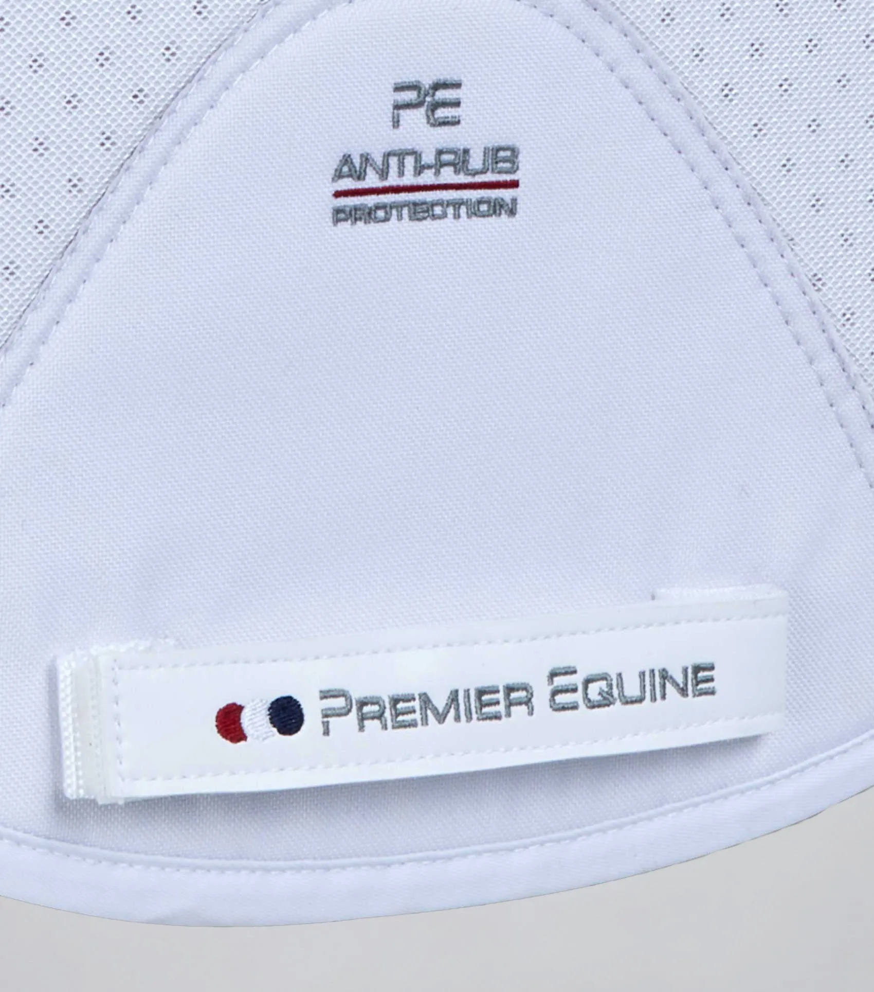 Close Contact Airtechnology Shockproof Wool Saddle Pad - Dressage Square White/Natural Wool