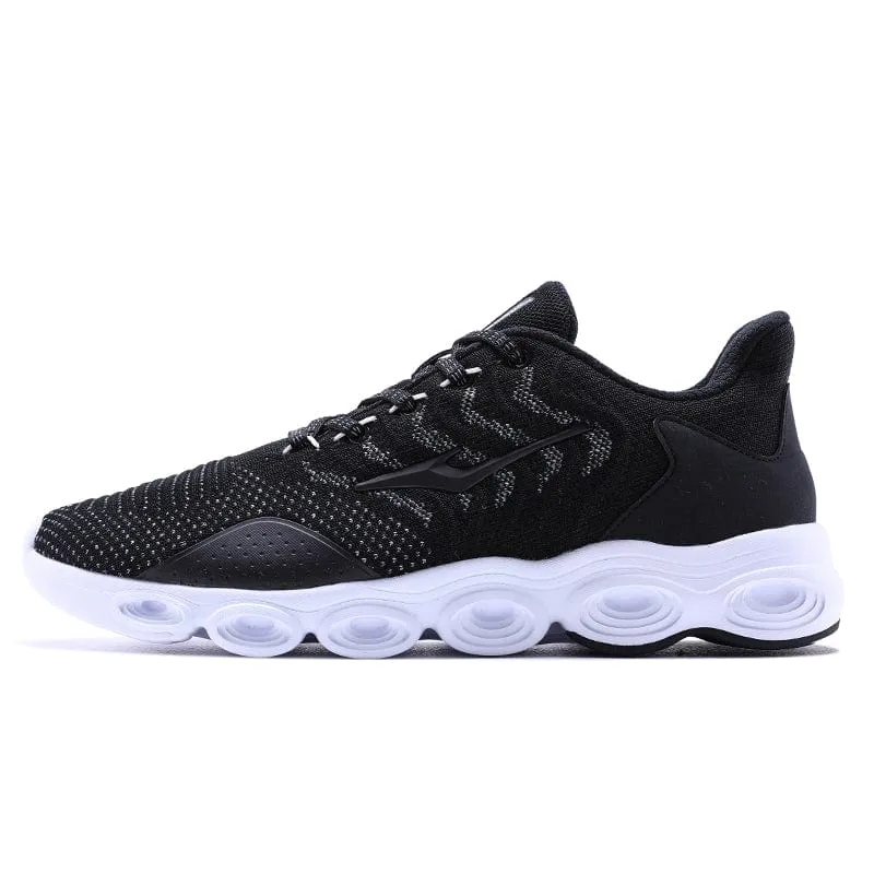 Erke Cushioning Shoes Men Running Black/White 11120103058-001