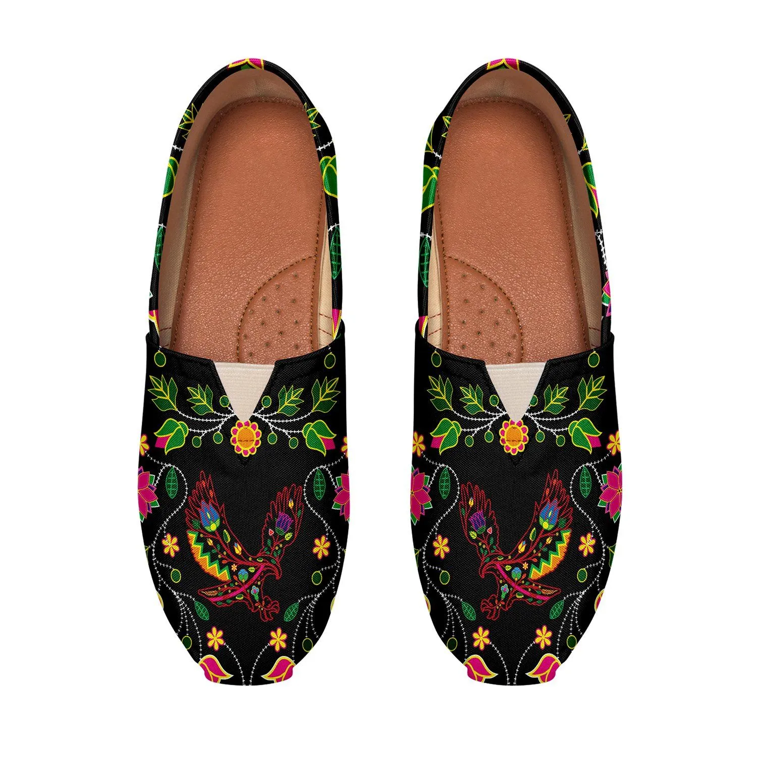 Floral Eagle Slip On