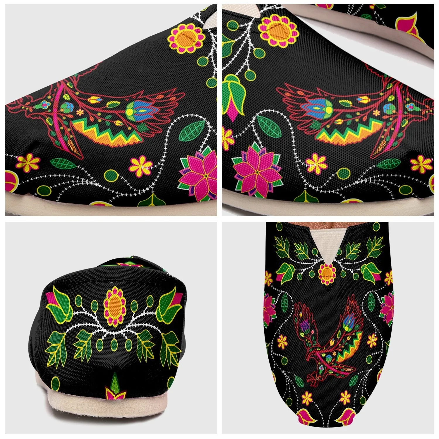 Floral Eagle Slip On