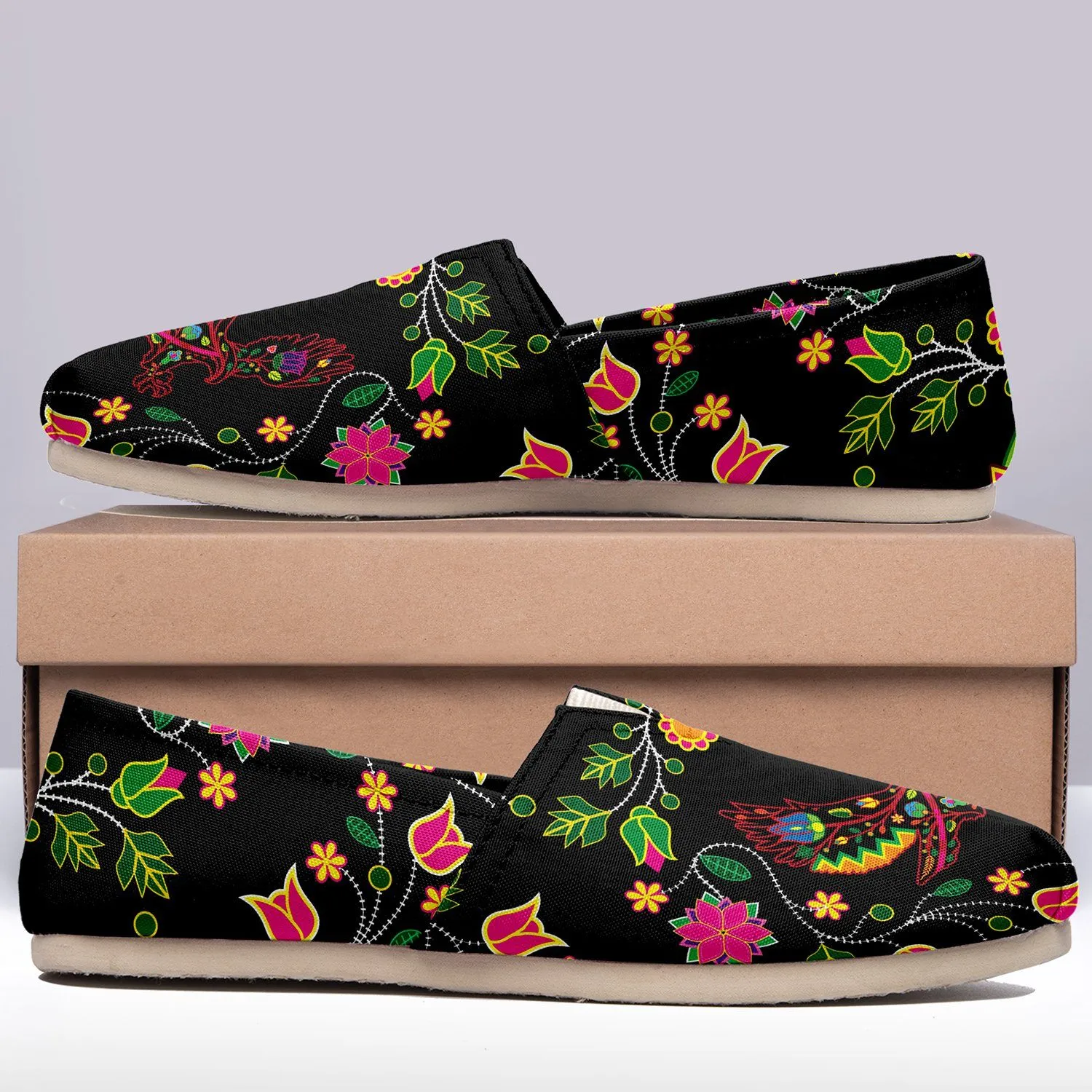 Floral Eagle Slip On