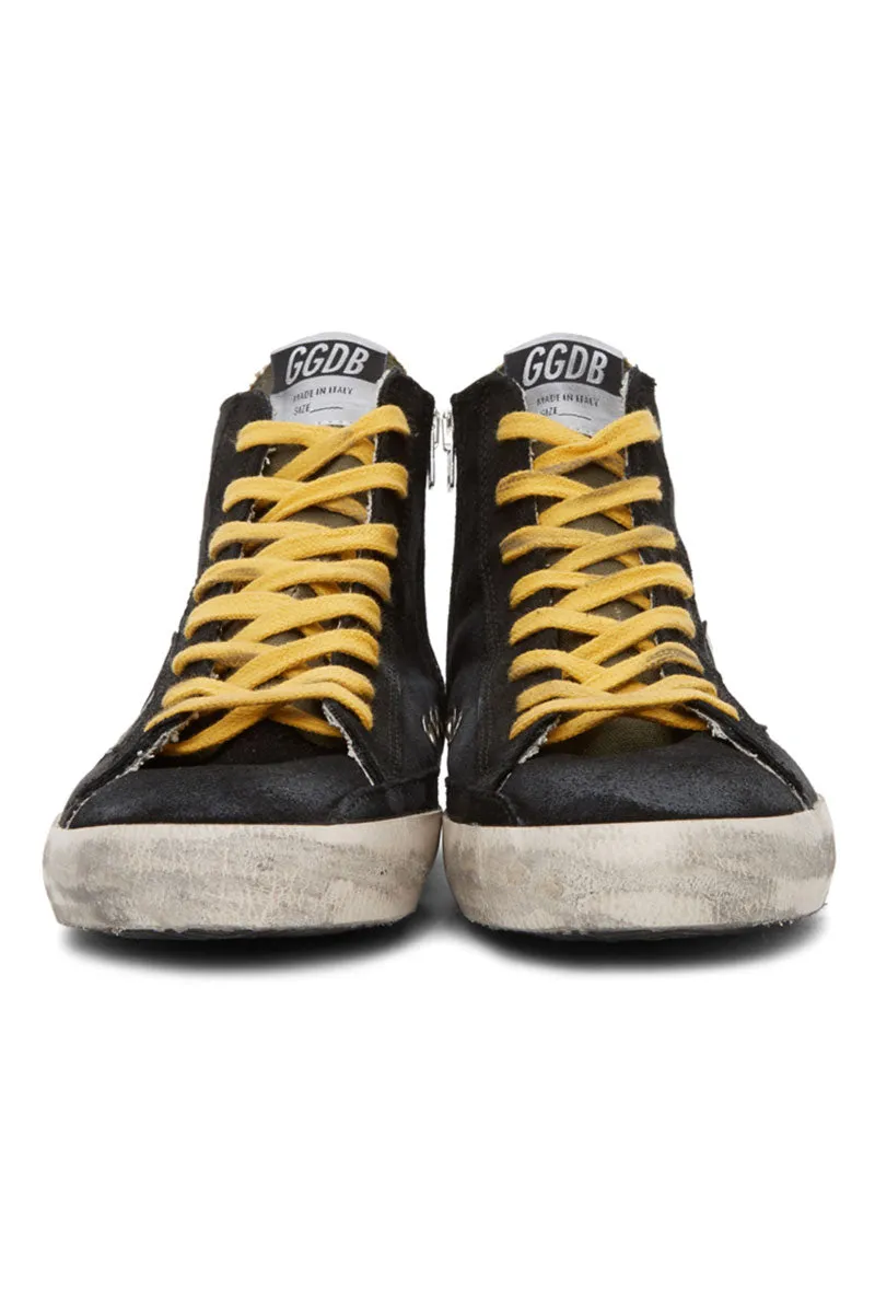 Francy - Black Canvas Yellow Laces