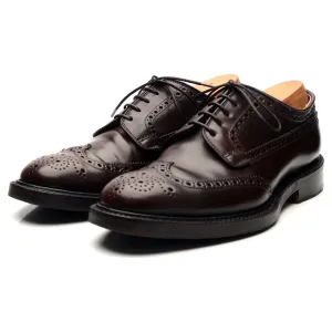 'Grafton' Burgundy Cordovan Leather Derby Brogues UK 7 G