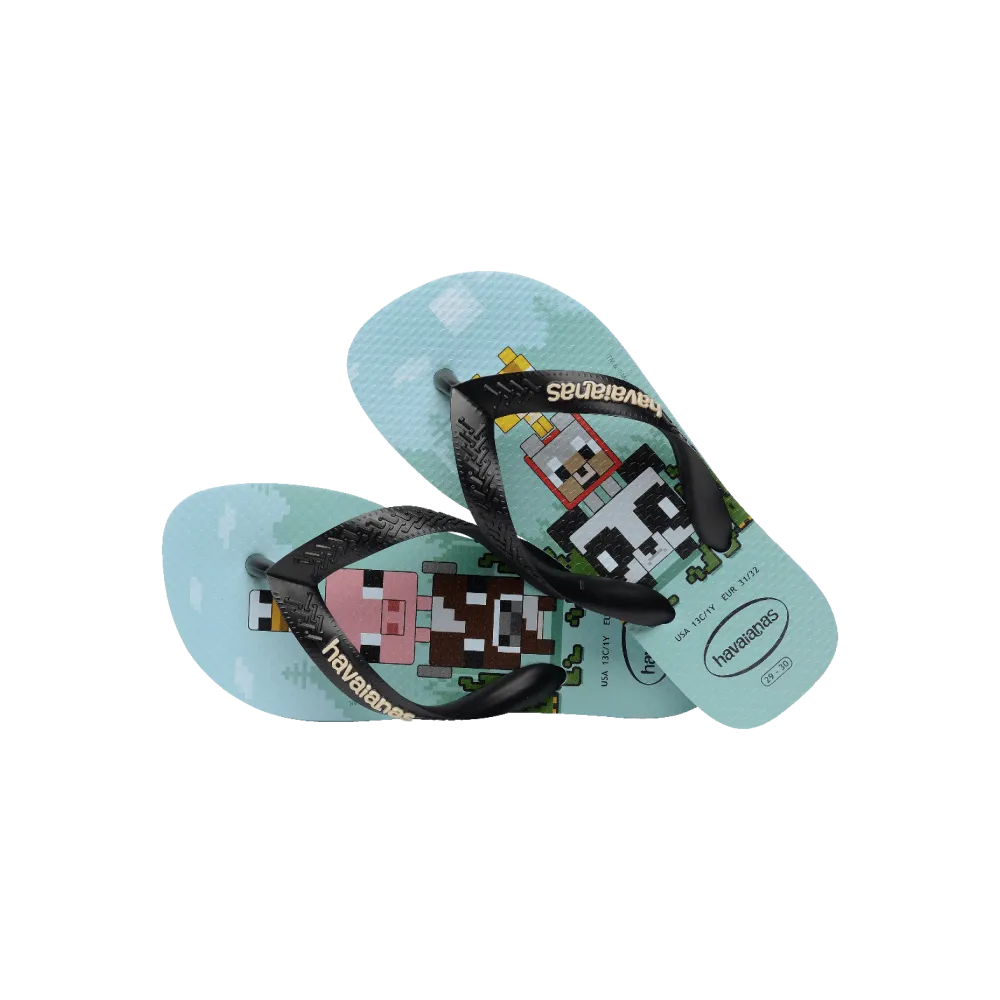 Kids Top Minecraft Flip Flops