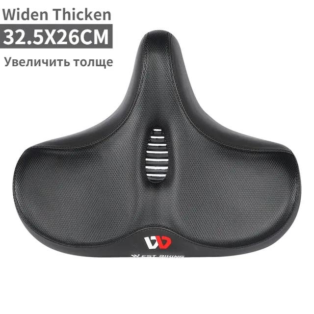 Long Distance Riding Bicycle Saddle Widen Thicken Ergonomic Soft Cushion Mountain MTB Road Bike Saddle Comfortable Cycling Seat