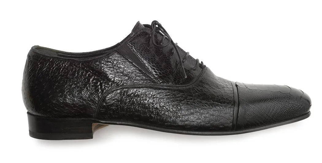 Mauri - "4660 Capitano" Ostrich Leg Oxford Dress Shoe