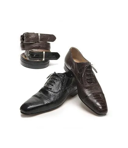 Mauri - "4660 Capitano" Ostrich Leg Oxford Dress Shoe