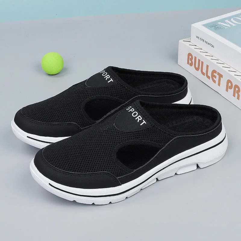 Mesh Shoes Summer Sports Slippers Women Men Casual Slip On Loafers Lovers