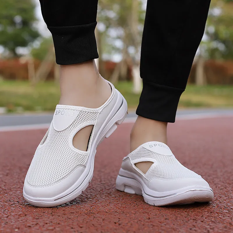 Mesh Shoes Summer Sports Slippers Women Men Casual Slip On Loafers Lovers