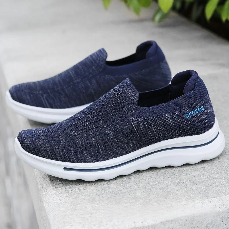 Middle-aged dad shoes casual breathable spring non-slip soft bottom lazy one pedal walking shoes