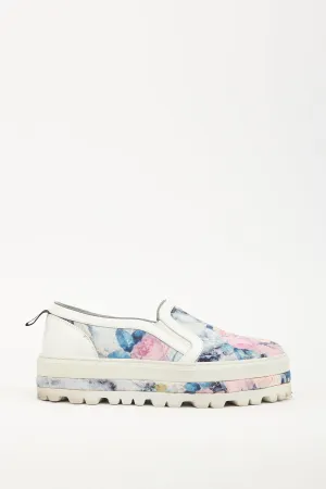 Multicolor Floral Canvas Sneaker