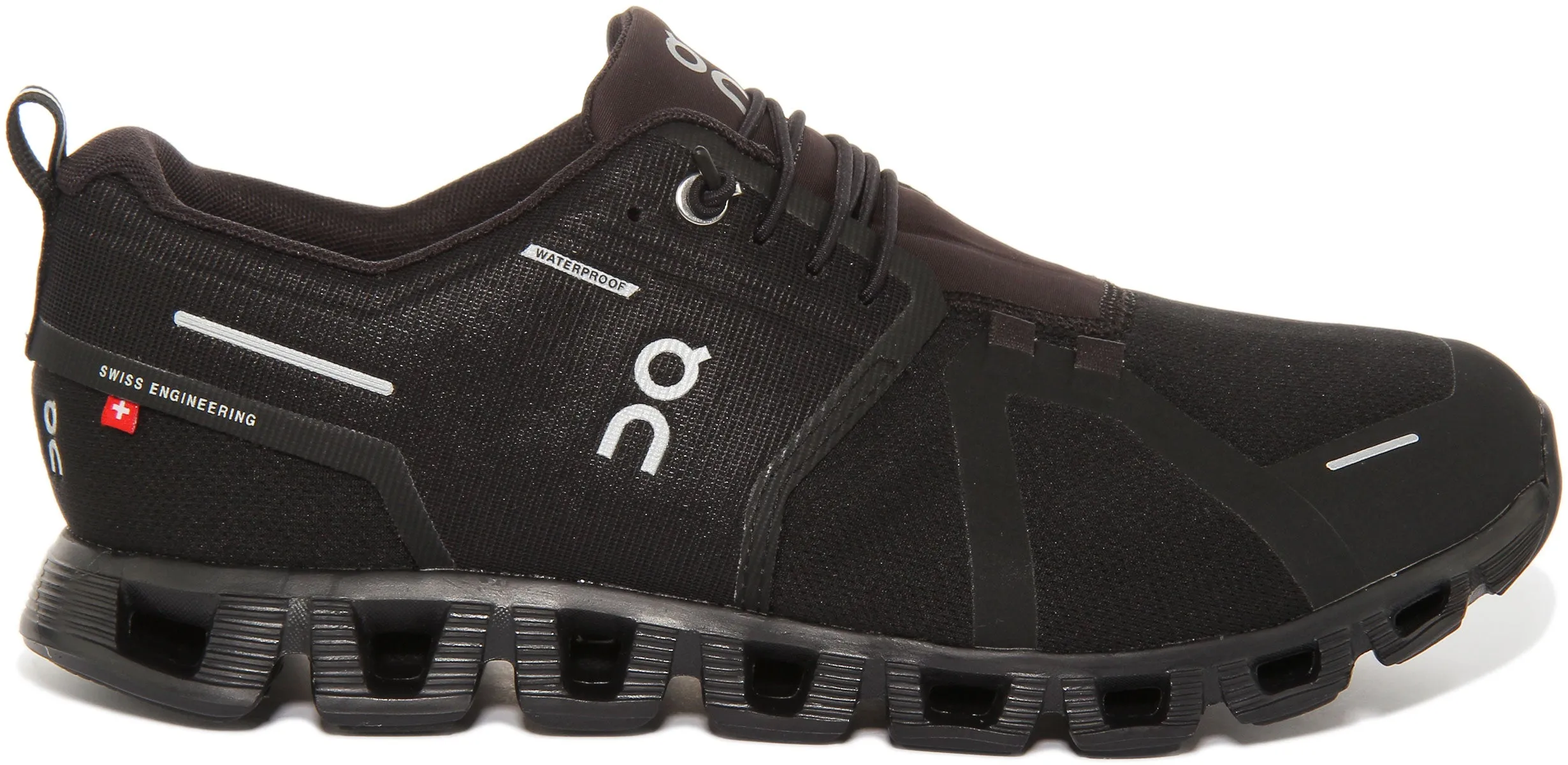 On Running Cloud 5 Waterproof In All Black For Men