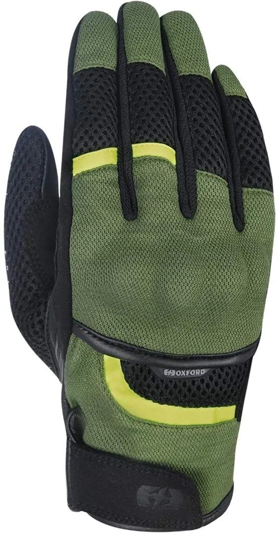 Oxford Brisbane Air Textile Gloves - Black, Green