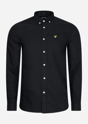 Oxford shirt - jet black