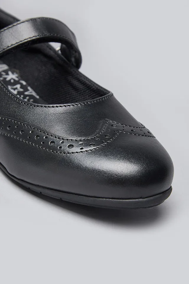 PATENT LEATHER BROGUE SHOE