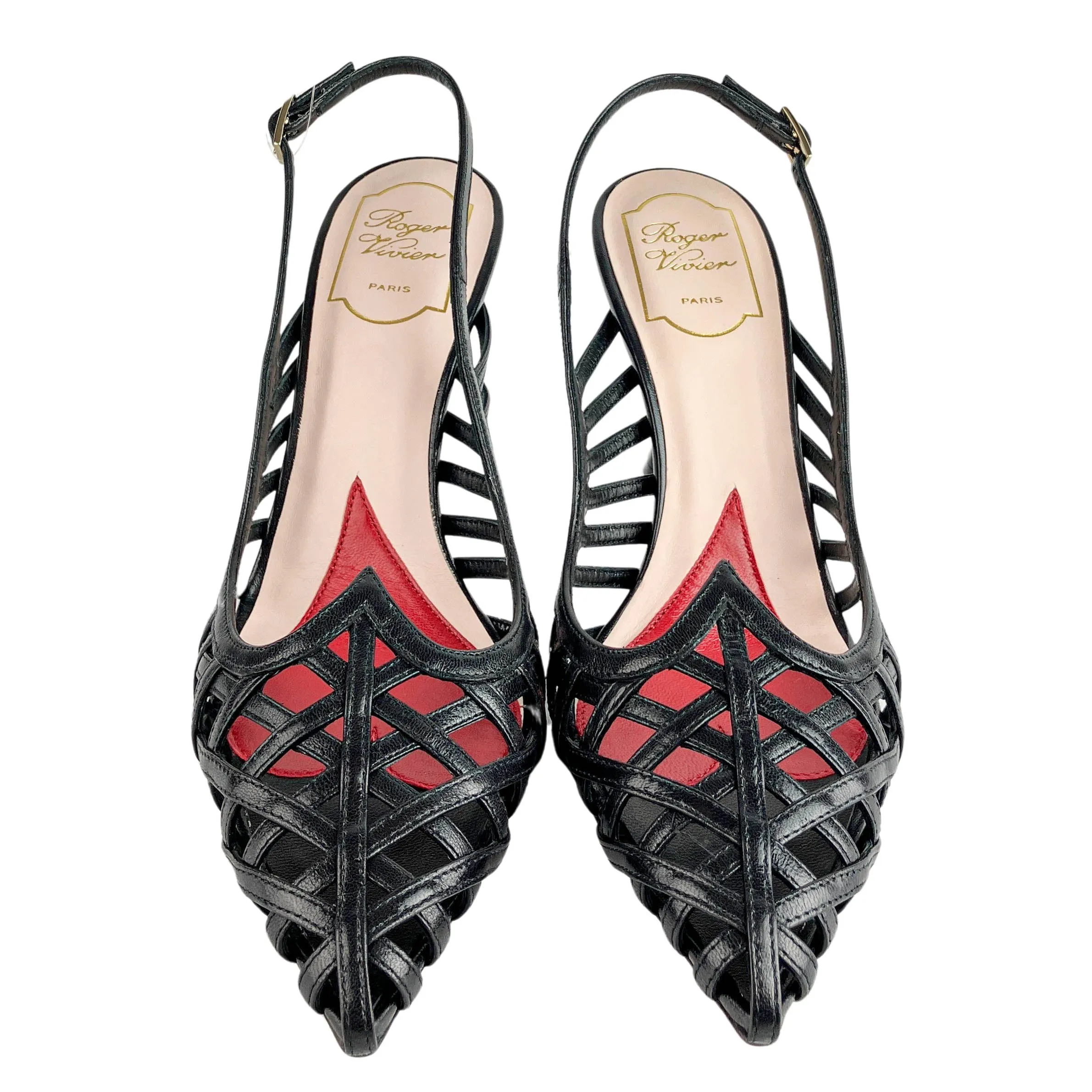 Roger Vivier I Love Vivier Slingbacks in Black