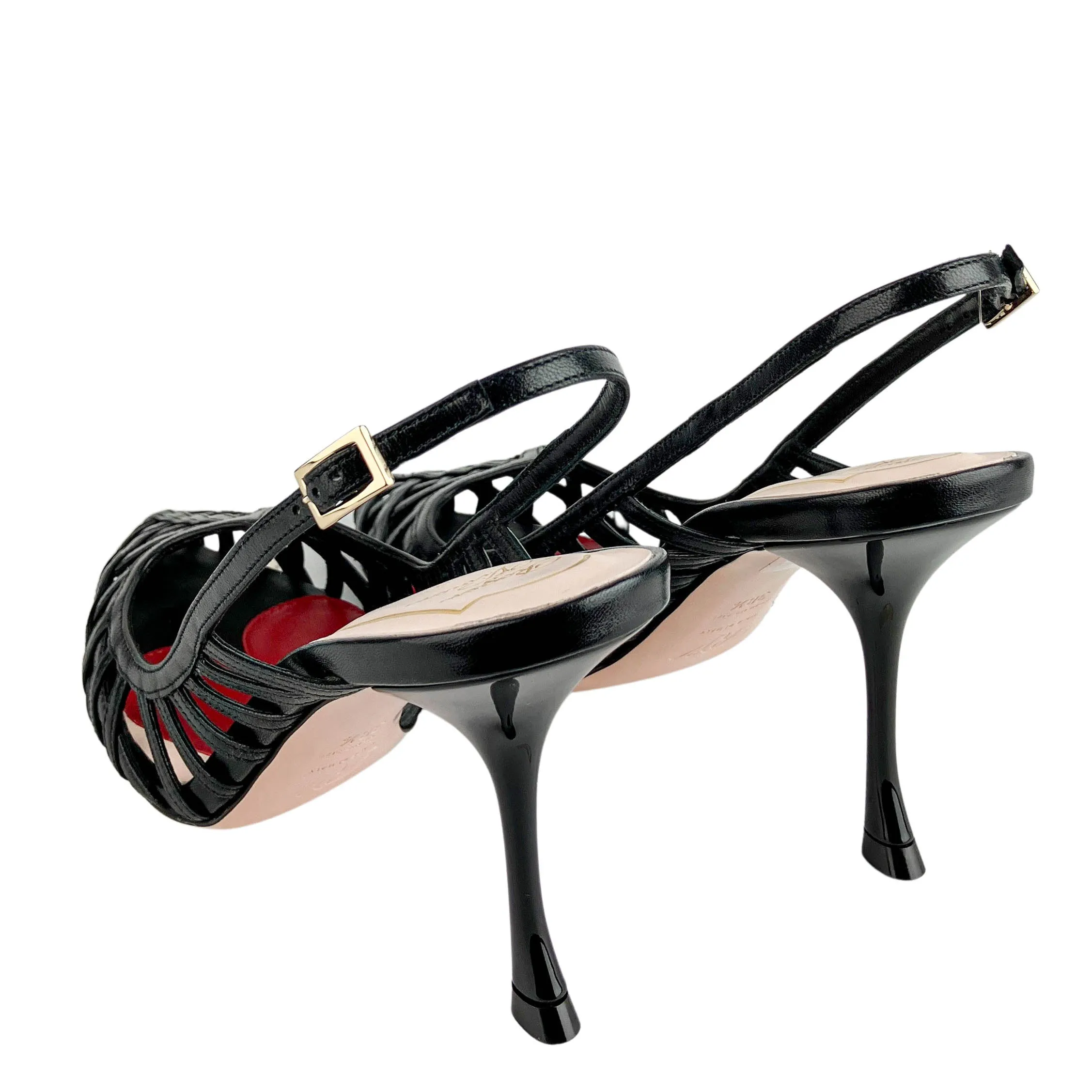 Roger Vivier I Love Vivier Slingbacks in Black