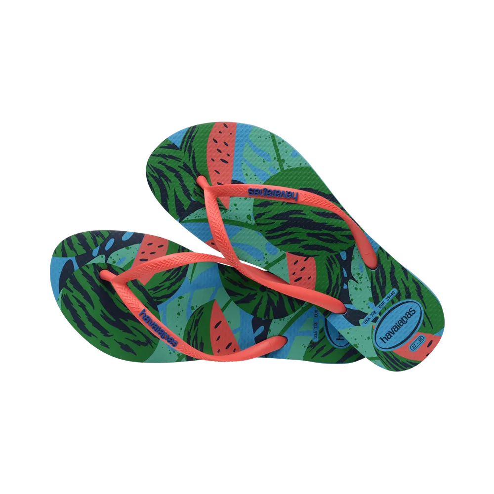 Slim Summer Fruits Flip Flops