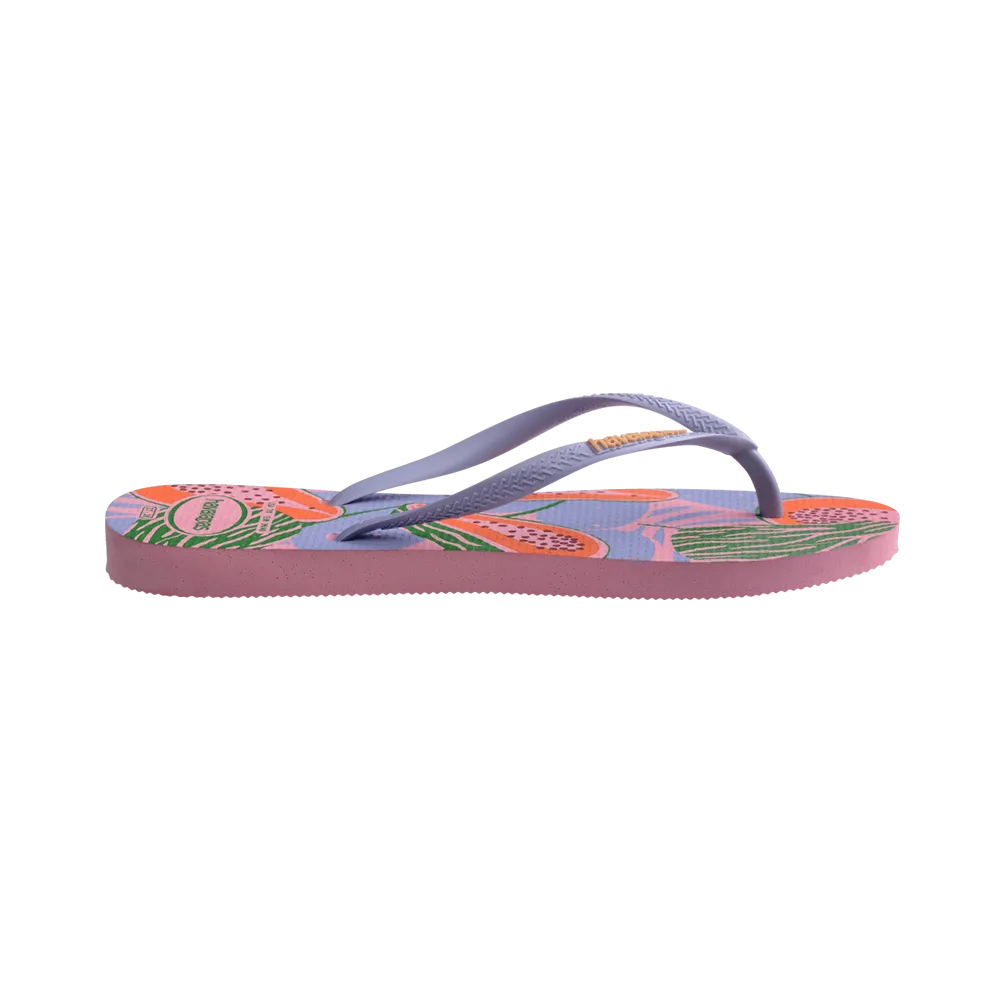 Slim Summer Fruits Flip Flops