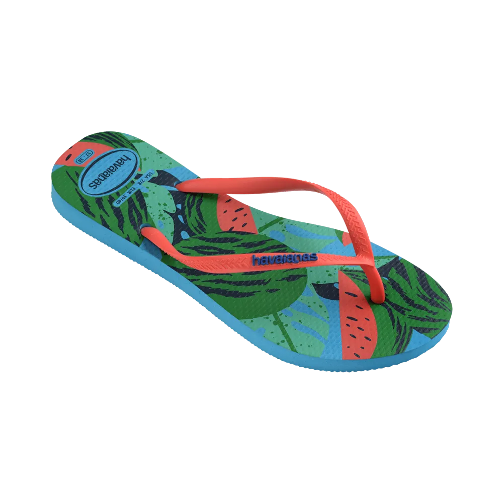 Slim Summer Fruits Flip Flops