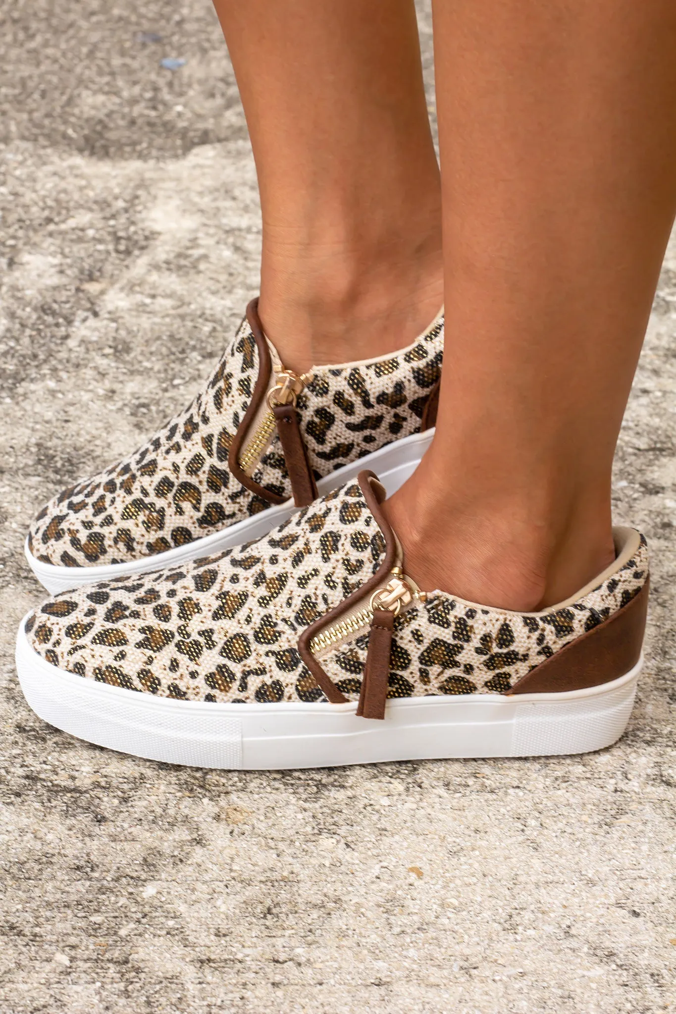 Timbre Leopard Sneakers