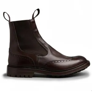 TRICKER'S Henry Boots - Mens Commando Sole - Espresso