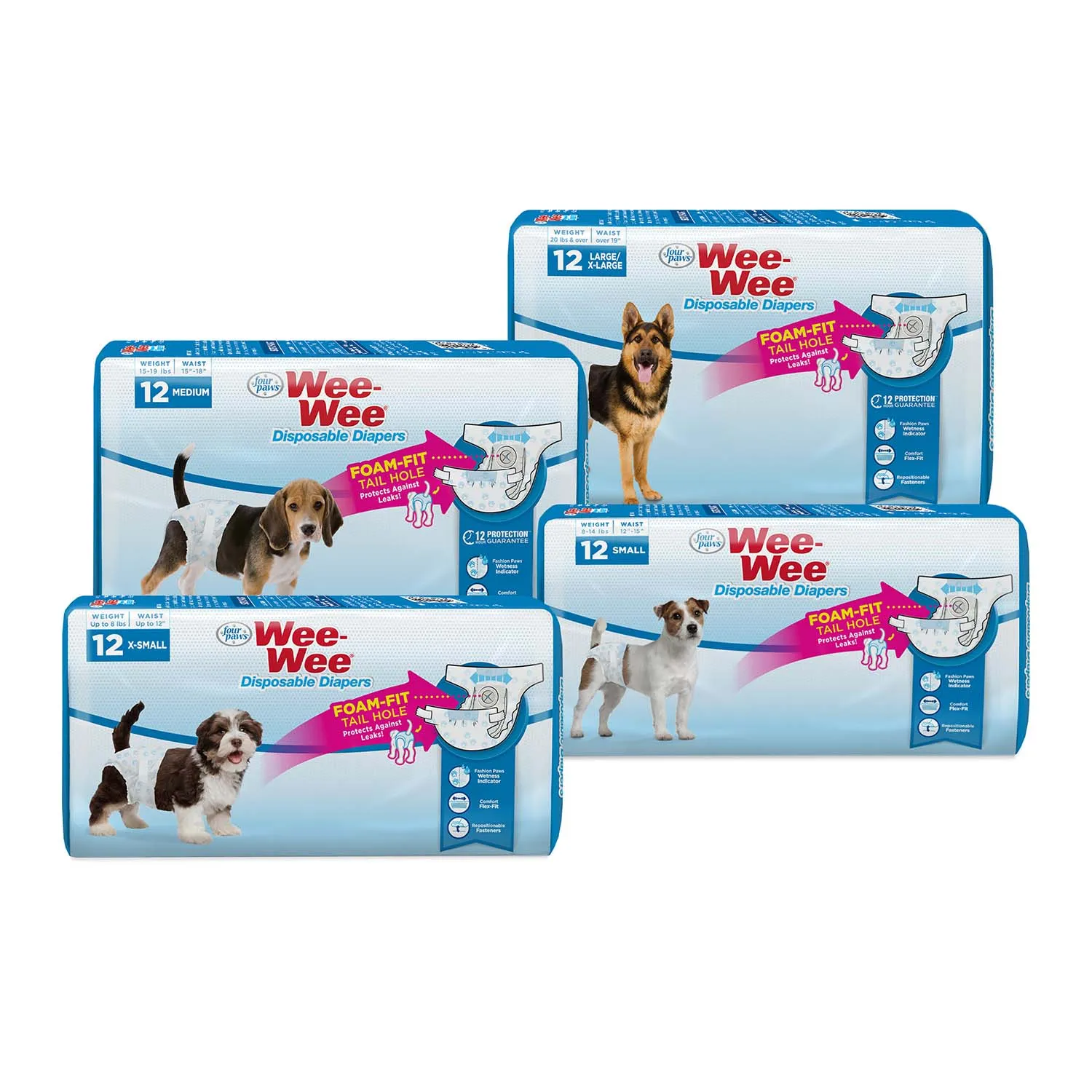 Wee-Wee Disposable Dog Diapers