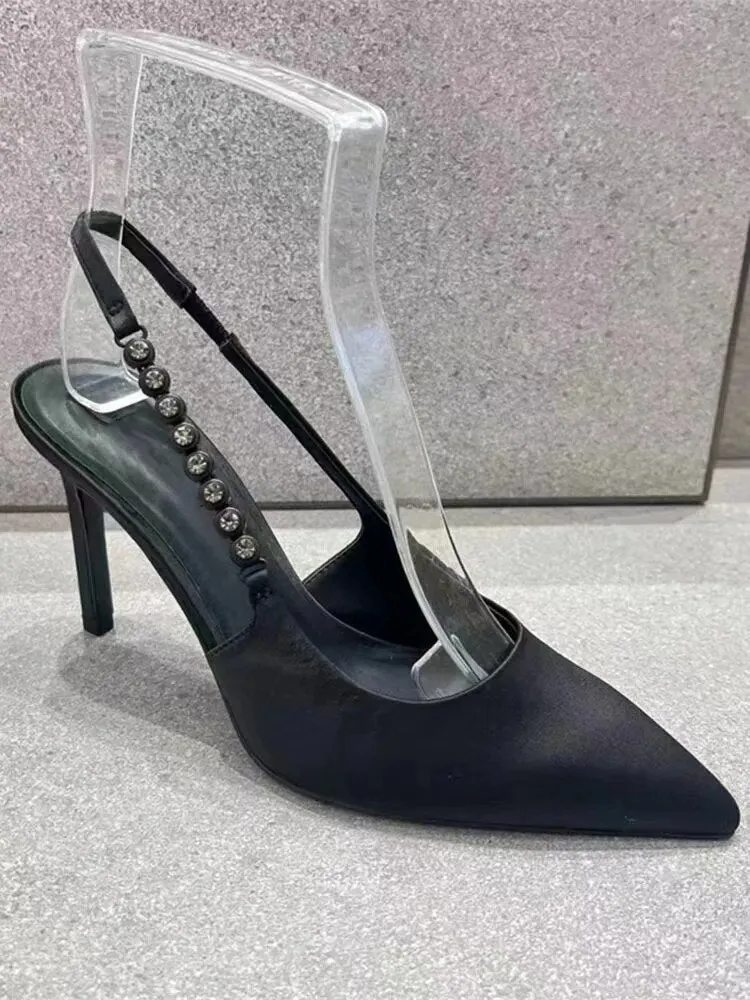 Women Pointy Slingbacks Ladies High Heels Summer Fashion Pumps - WSHP50079