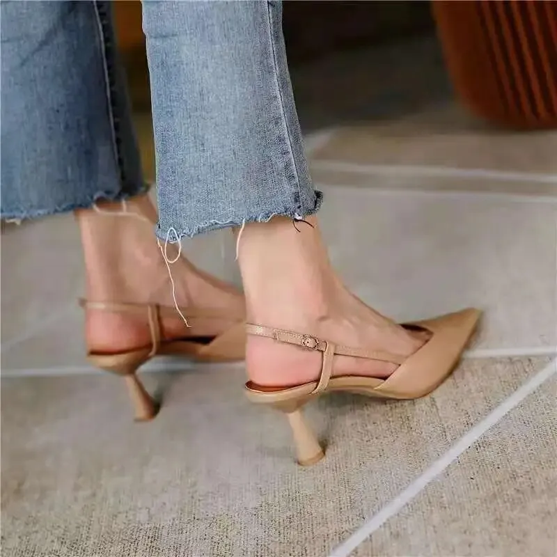 Women Pointy Slingbacks Ladies High Heels Summer Fashion Pumps - WSHP50079